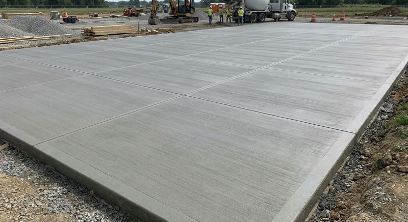Commercial Slab Installation in Amesbury, MA