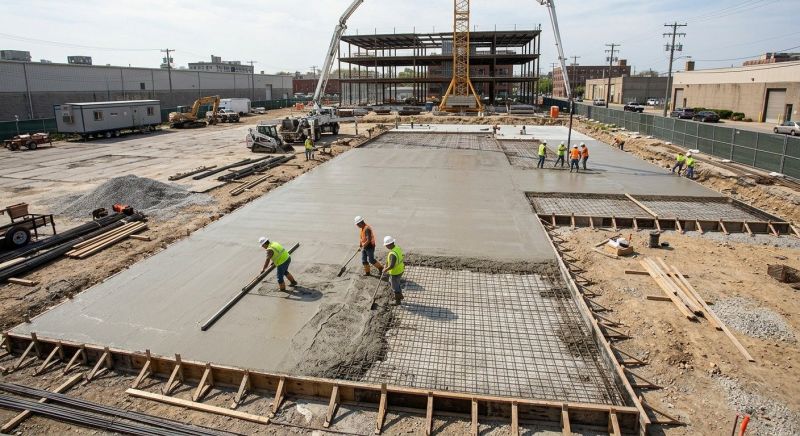 Commercial Slab Installation in Essex County, MA