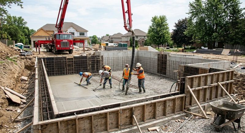 Concrete Basement Pouring in Newburyport, MA