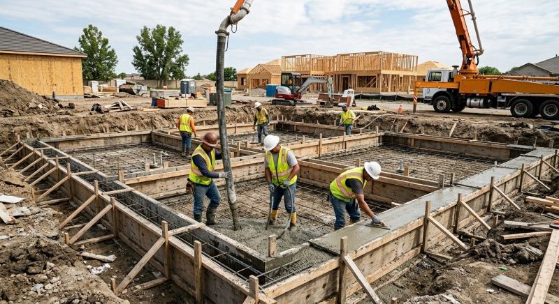 Concrete Foundation Installation in Plaistow, NH