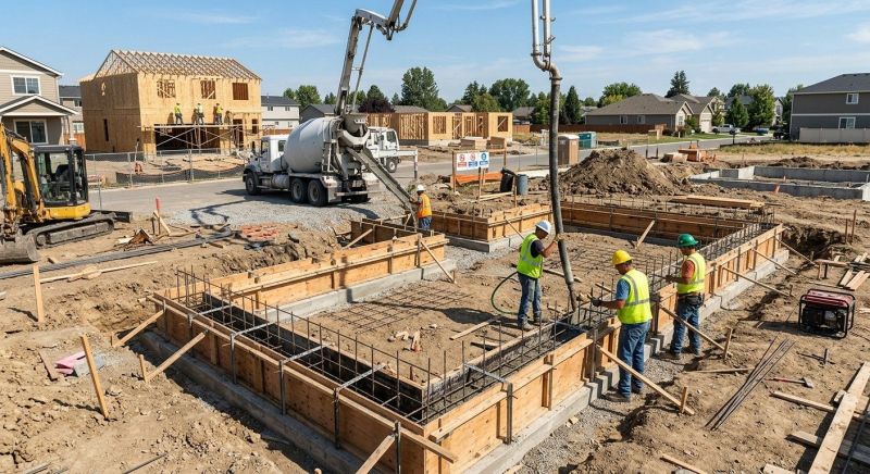 Foundation Construction in Groveland, MA