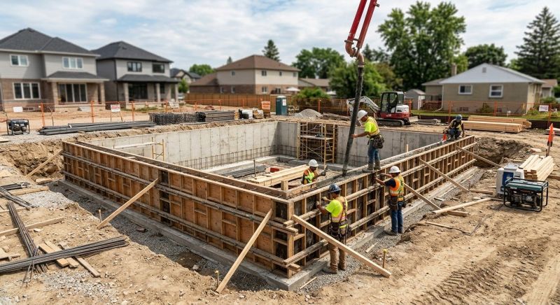 Foundation Construction in Portsmouth, NH