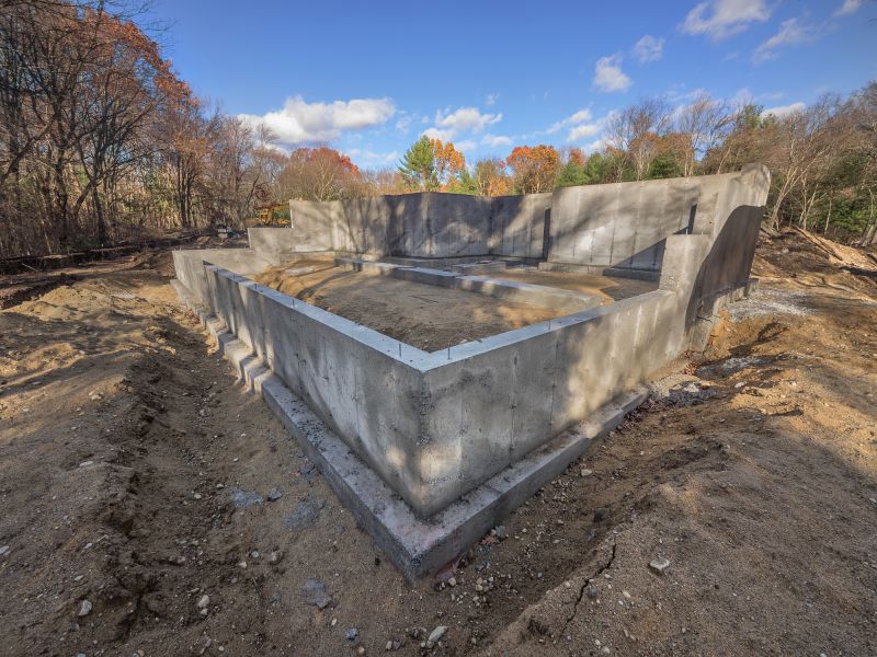 Foundation Wall Pouring in Rye, NH